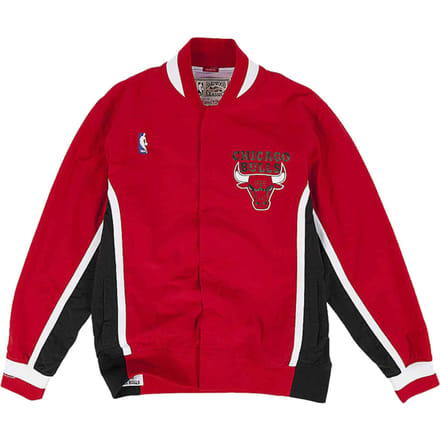 Mitchell And Ness NBA Chicago Bulls 1992-1996 Authentic Warm Up Trainingsjas Rood