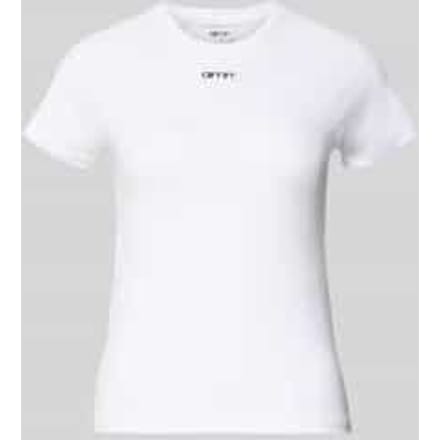 T-shirt met siernaden