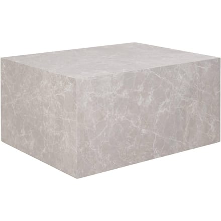 Salontafel Rechthoek Marmerlook - Gewicht 18kg - 80x60x40cm