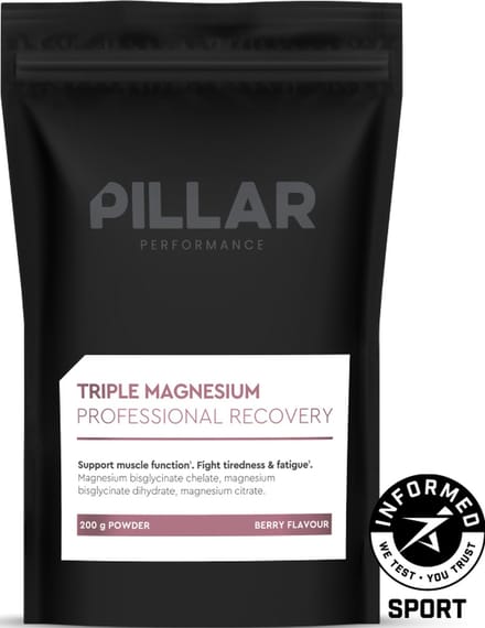PILLAR Performance | Triple Magnesium Powder | Berry | pouch - 200g