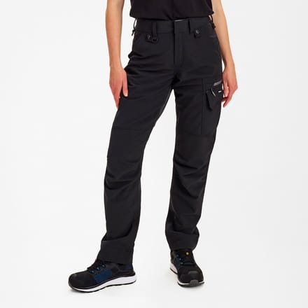 Engel Entire monteursbroek met 4-weg stretch voor dames 2342-234 - Black / Anthracite Grey - 48