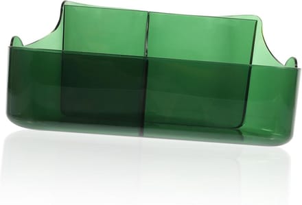Make-up Organizer - Opbergdoos Decoratief - Bureau Decoratie - Meerdere Compartimenten - 23.6 x 15.5 x 10.7 cm - Groen
