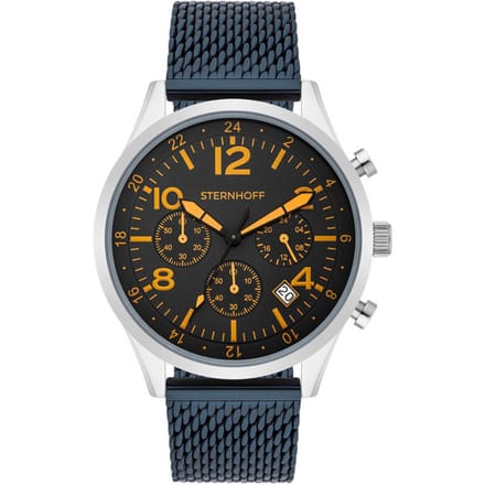 Sternhoff ST800 Chronograaf Blauw Mesh | 10050106