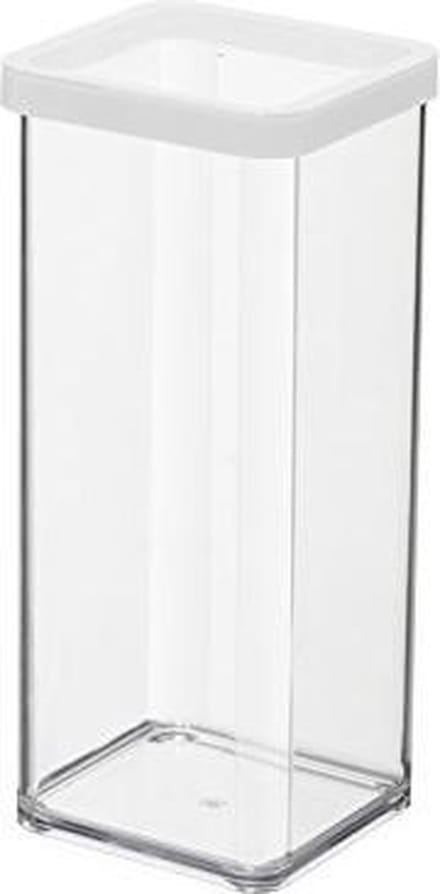 Rotho Loft voedselbewaardozen - met witte siliconenafdichtring - 1,5 liter - transparant