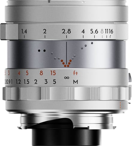 Thypoch FF M-35mm f1.4 Leica M-mount, silver