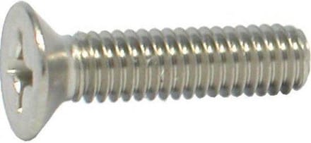 metaalschroef rvs platkop M3 x 12 (200st.)