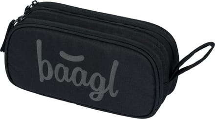Baagl Student etui Zwart 3-ritsen