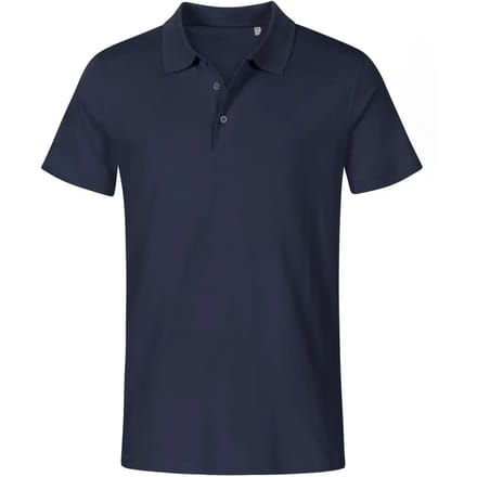 Herenpolo 'Jersey' met korte mouwen Navy - M