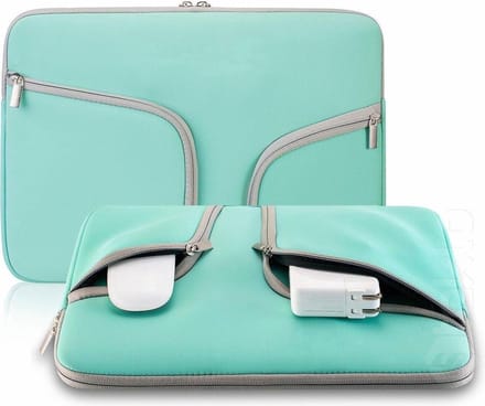 Waterafstotende Laptophoes tot 13 inch - Mint Groen