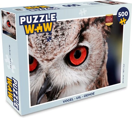 Puzzel Vogel - Uil - Oehoe - Legpuzzel - Puzzel 500 stukjes