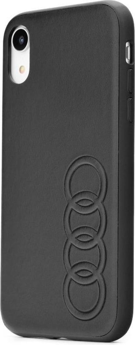 Audi Synthetic Leather Back Case - Geschikt voor Apple iPhone 11 Pro (5.8") - Zwart