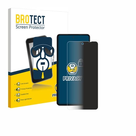 BROTECT - privacy screenprotector voor Gigaset GS6 Pro - Folie Beschermfolie Blauwlichtfilter