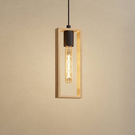 EGLO Littleton Hanglamp - E27 - 11 cm - Zwart|Bruin - Duurzaam