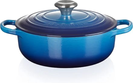 Le Creuset Braadpan - 3,4 Liter - Azure Blauw