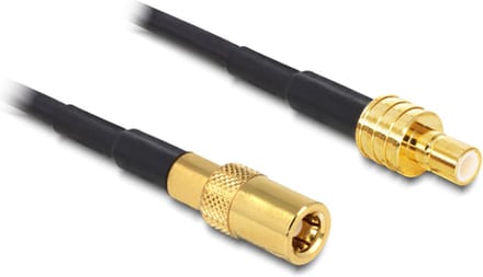 Delock WiFi-antenne Aansluitkabel [1x SMB-stekker - 1x SMB-bus] 0.5 m Zwart