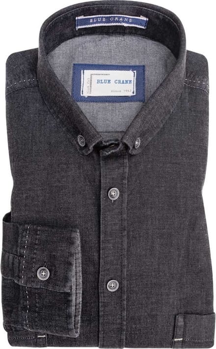 Blue Crane by Ledûb denim grijs mouwlengte 7