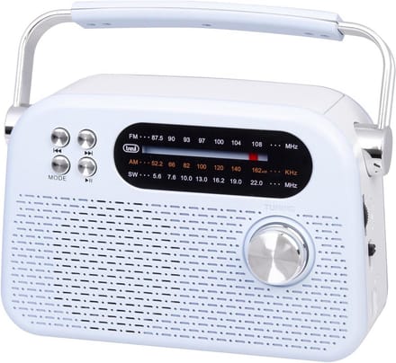 Draagbare Multiband Radio met USB, Micro SD, Draadloos en Oplaadbaar