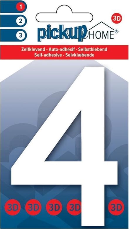 Pickup 3D Home zelfklevend Rio 100 wit 4 - 2114210014