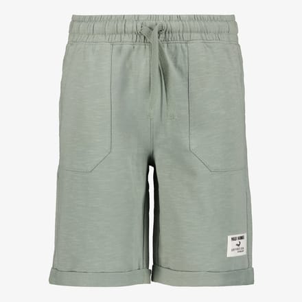 Unsigned jongens short lichtgroen - Maat 146/152