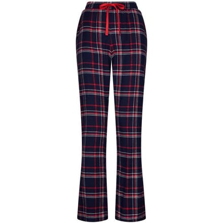 Lange flanellen pyjamabroek Rebelle - Blauw - Maat - 44