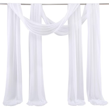 Bruiloft Boog Chiffon Stof Draperie Bruiloft Draperie Boog Decoratie Bruiloft Decor
