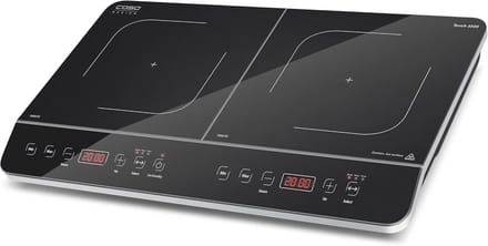 Dubbele Mobiele Inductiekookplaat 3500 Watt - 60-240 °C, 6 Standen, Veiligheidsfunctie