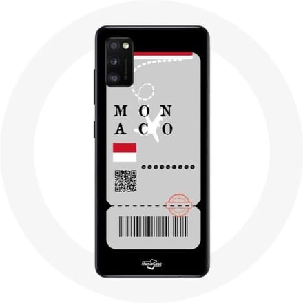 Samsung Galaxy A41 hoesje Monaco vliegticket