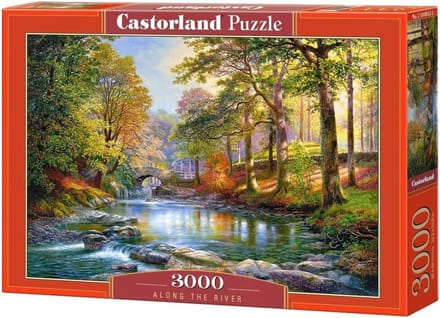 Legpuzzel Rivier - Landschap Puzzel - Ontspanning Thuis - 3000 Stukjes - 92x68 cm - Meerkleurig