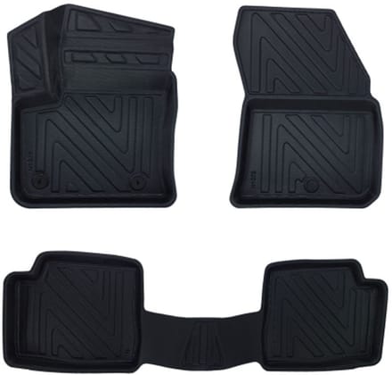 Rubbermatten Peugeot e-208 2020-heden (complete set) - Premium carbonlook