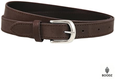 Boodz Leren Riem 2.5 cm Bruin | Maat 105