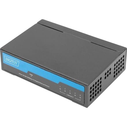 Digitus DN-80202-1 DN-80202-1 Netwerk switch RJ45 1 + 4 poorten 10 / 100 / 1000 MBit/s