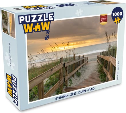 Puzzel Strand - Zee - Duin - Pad - Legpuzzel - Puzzel 1000 stukjes volwassenen