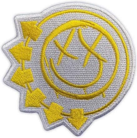 Blink-182 - Yellow Six-Arrow Smile Patch - Wit