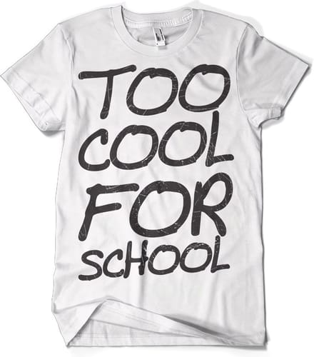 Hybris Too Cool For School T-shirt White