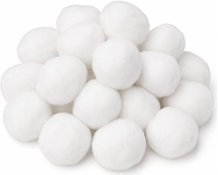 Kunst sneeuwballen - 3,8 cm