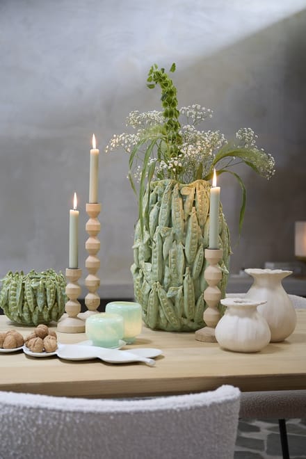 Light & Living - Vaas FABA - 23.5x22.5x15cm - Groen