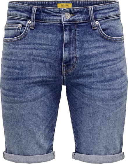 ONLY & SONS Denim shorts ONSPLY Mid waist Regular fit Shorts