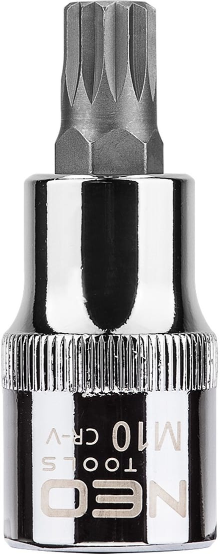 NEO - Spline Dopsleutel - M10 x 55 mm - Chroom-Vanadium Staal