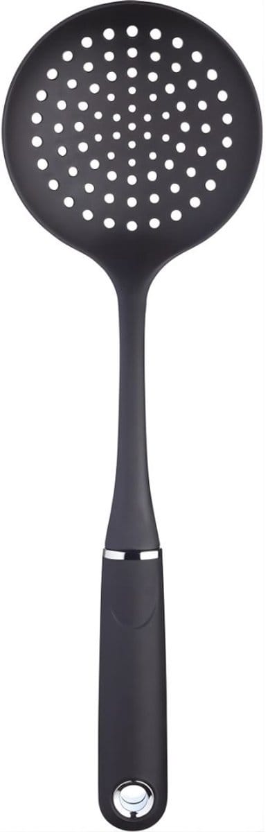DnA® Spatel - Zeef - Schuimspaan - Zwart - 44cm x 12cm x 5cm