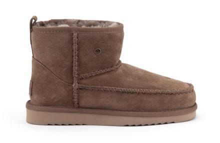 Warmbat Wallaby Suede boot Stitch Dames Laarzen - Mud