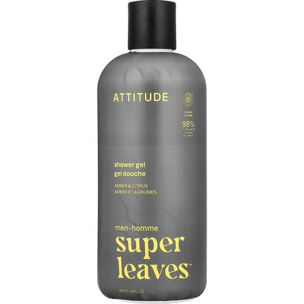Attitude Super Leaves Men Shower Gel Amber & Citrus 415 ml