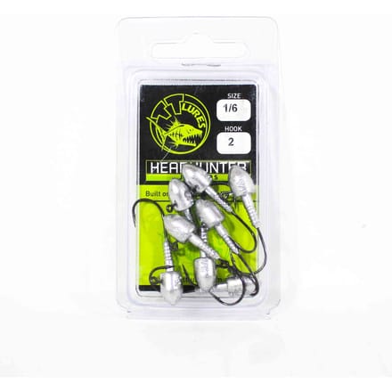 Tackle Tactics TT Head Hunter Jig Head 1/6 oz 2 8/verpakking (1210) black