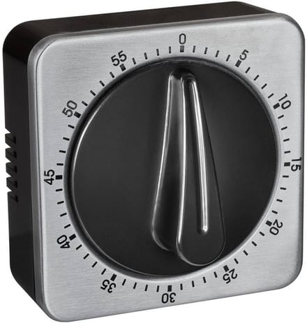TFA Dostmann Timer Zwart Analoog