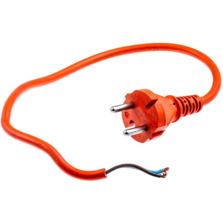 Lead power crimped