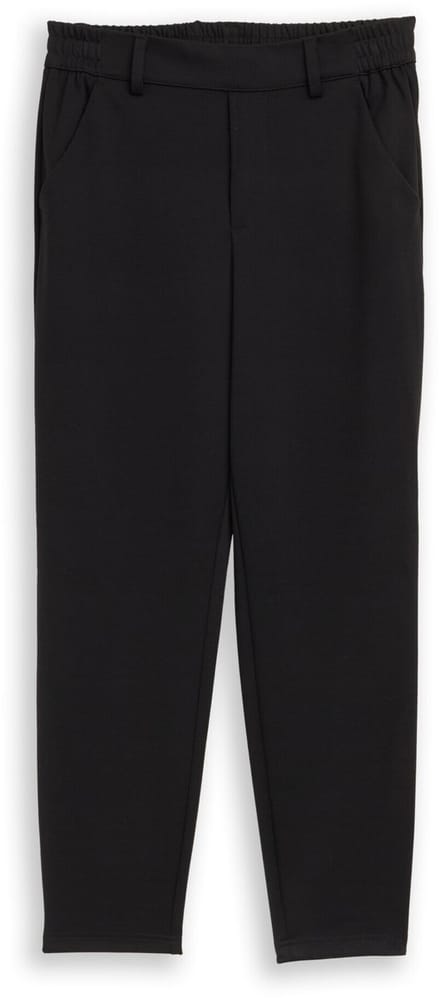 Tom Tailor Denim - Broek met relaxte pasvorm en elastische tailleband - Maat XL - deep black