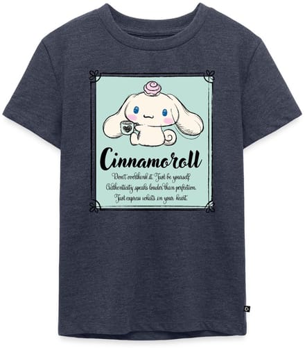 Cinnamoroll Don't Overthink It. Just Be Yourself Premium T Shirt Kinderen