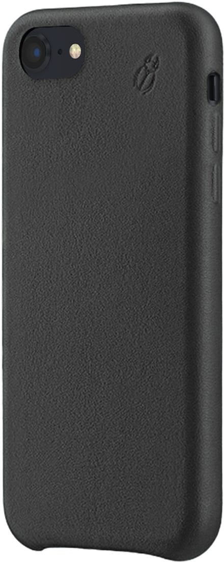 BeetleCase, Hoesje geschikt voor iPhone 6 / 7 / 8 / SE / SE 2022 - Leer, Zwart