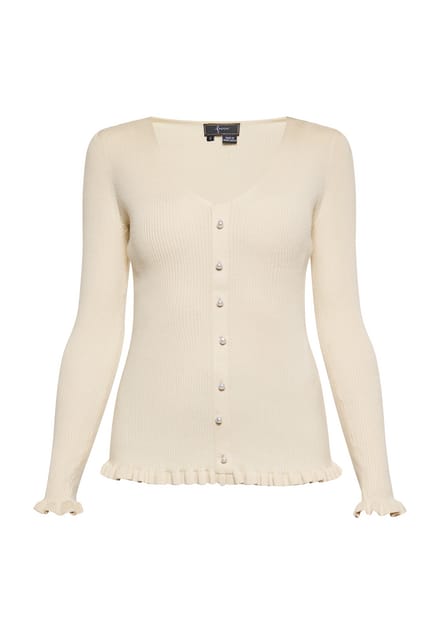 Faina Vest Dames ivoor