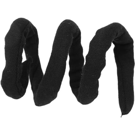 Élastiques à cheveux en spirale pliables pour dreadlocks longs et épais, noir pur black
