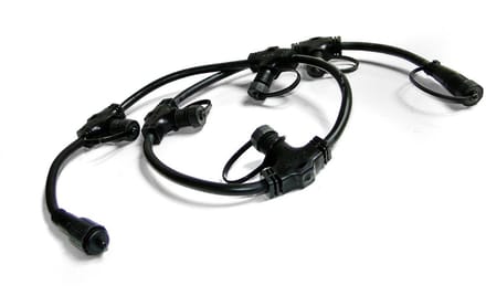 Easy Connector "Chain" 1m - 5 Output - Zwart (1st.)